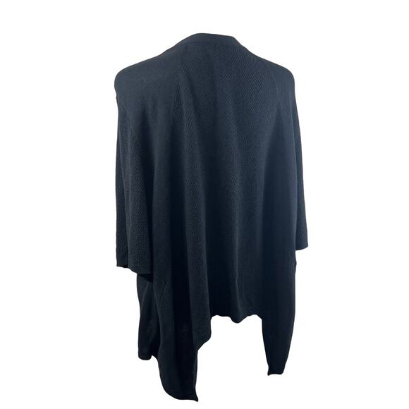 Catherine’s Cardigan Women 3XL Black Short Sleeve Open Front‎ - Picture 4 of 11